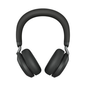Jabra Evolve2 75 - Auricular - en oreja - Bluetooth - inalámbrico - cancelación de sonido activo - USB-A - aislamiento de ruido - negro - Certificado para Equipos de Microsoft