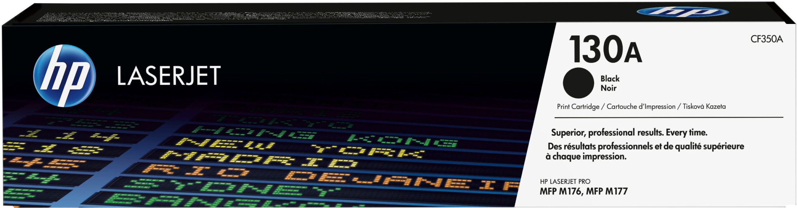 HP 130A - Negro - original - LaserJet - cartucho de tóner (CF350A) - para Color LaserJet Pro MFP M176n, MFP M177fw