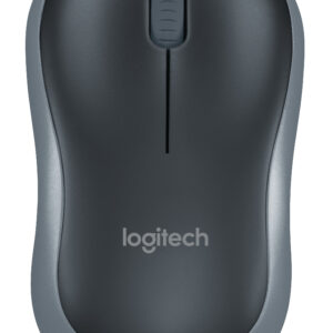 Logitech M185 - Ratón - óptico - 3 botones - inalámbrico - 2.4 GHz - receptor inalámbrico USB - gris vencejo
