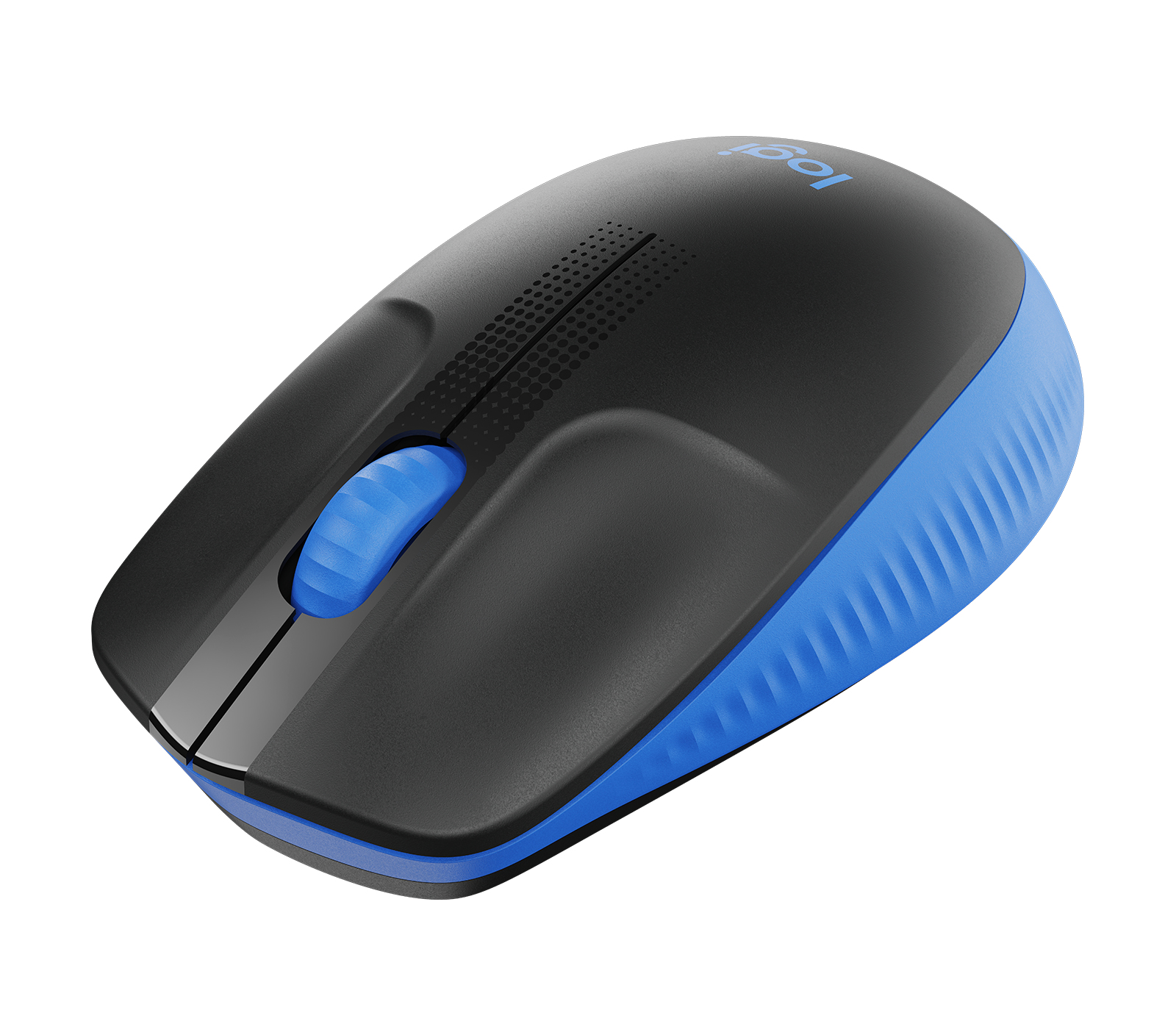 Logitech M190 - Ratón - óptico - 3 botones - inalámbrico - receptor inalámbrico USB - azul