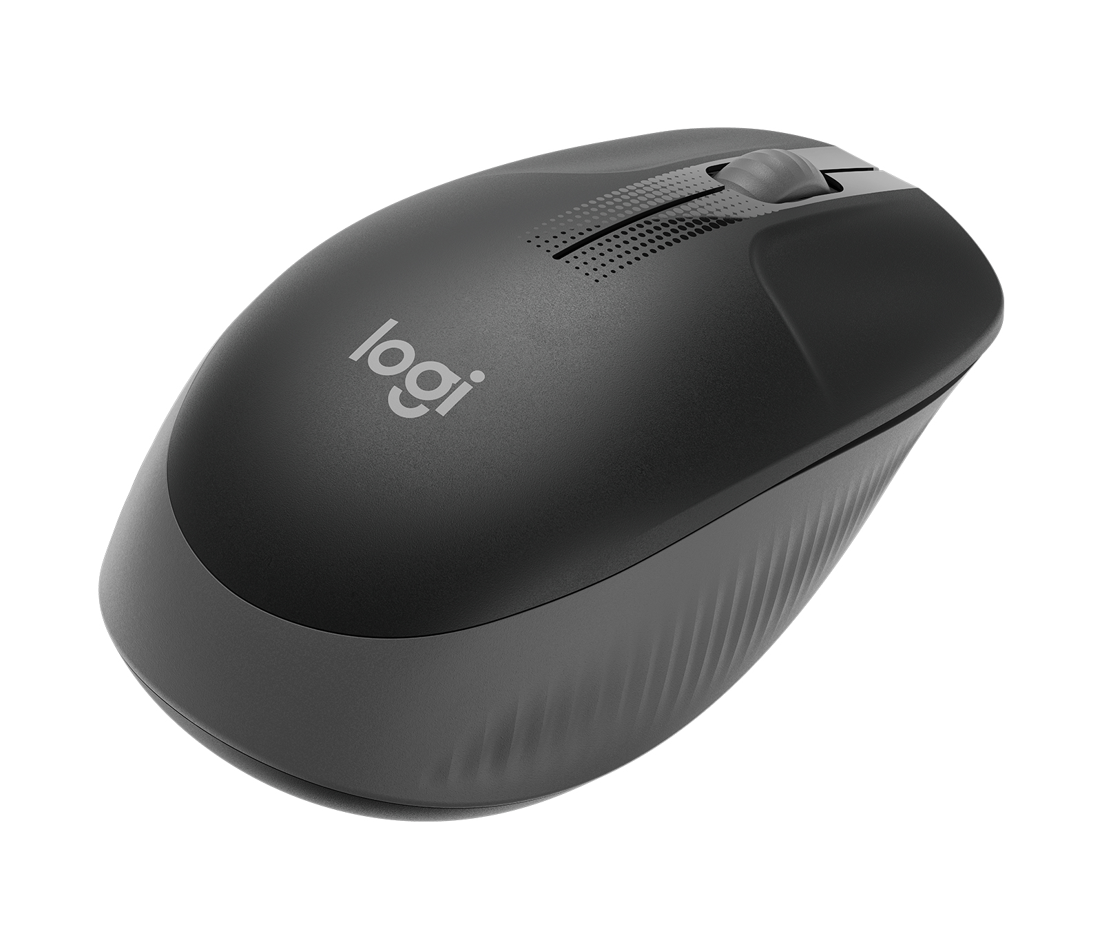 Logitech M190 - Ratón - óptico - 3 botones - inalámbrico - receptor inalámbrico USB - carbón