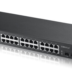 Zyxel GS-1100-24 - Conmutador - 24 x 10/100/1000 + 2 x SFP - montaje en rack