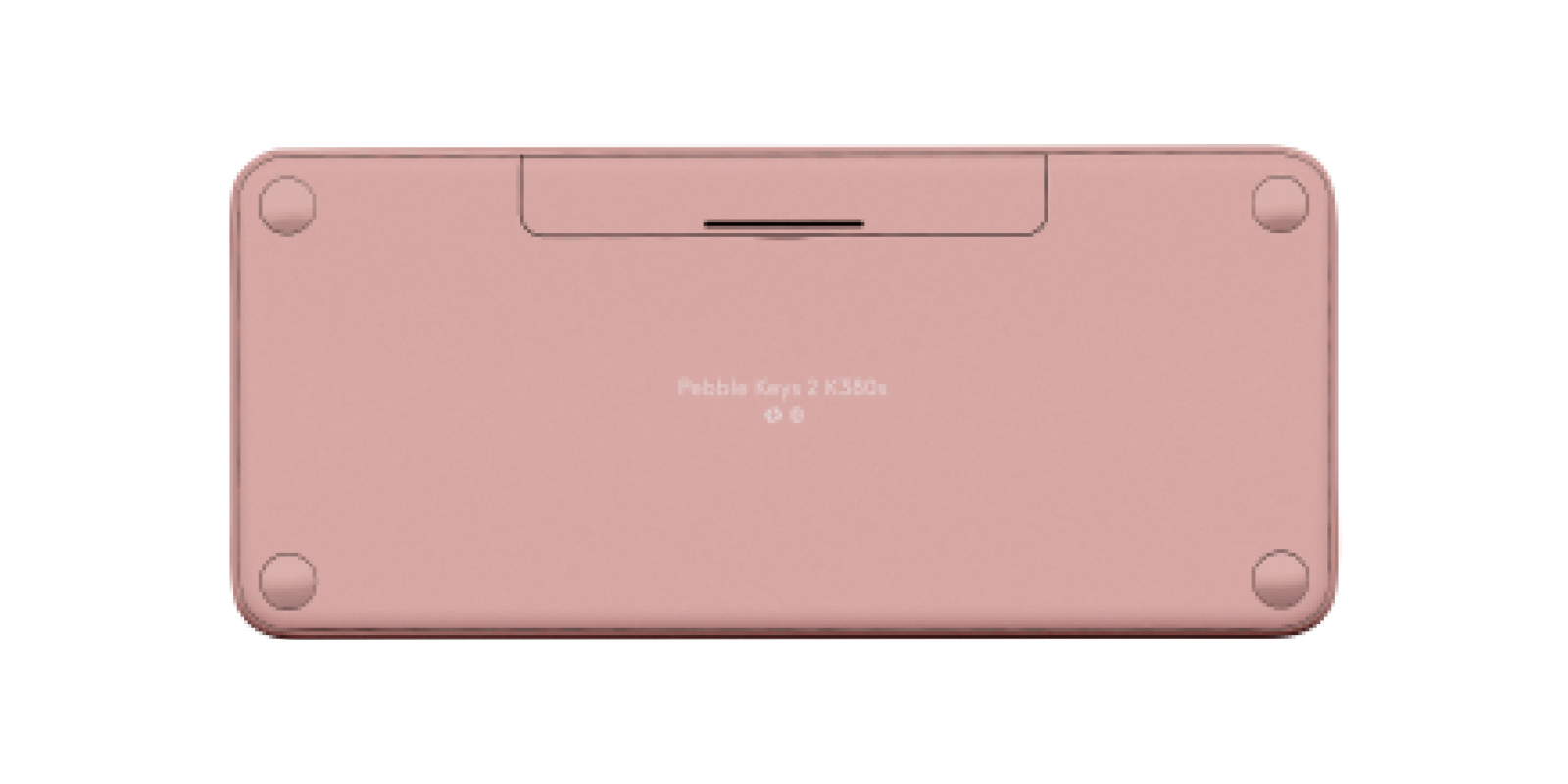 Logitech - Keyboard - Wireless - Rose - Con Bluetooth