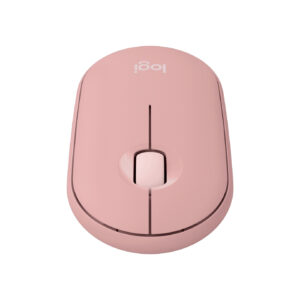 Logitech Pebble Mouse 2 M350s - Ratón - óptico - 3 botones - inalámbrico - Bluetooth - rosa