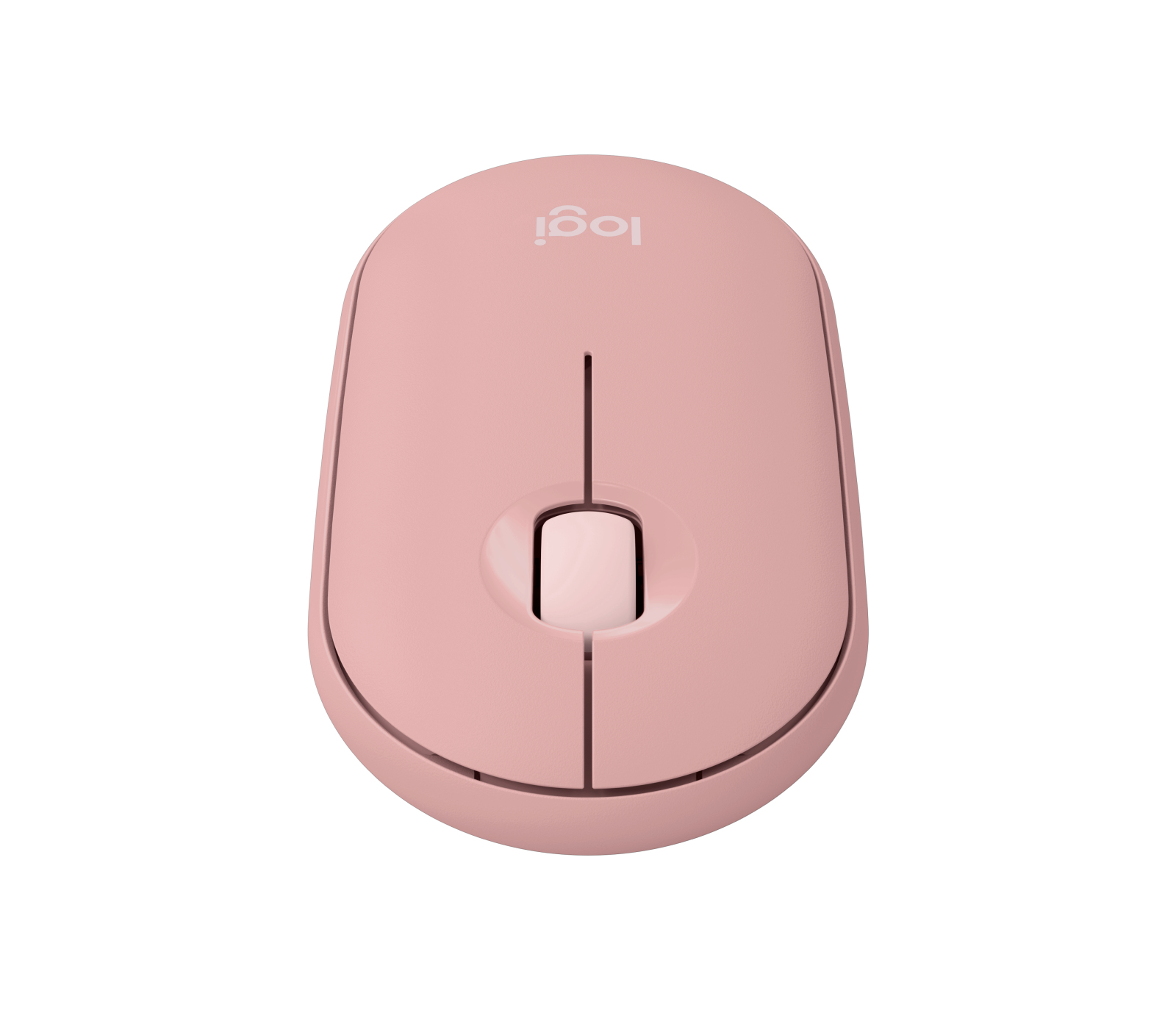 Logitech Pebble Mouse 2 M350s - Ratón - óptico - 3 botones - inalámbrico - Bluetooth - rosa