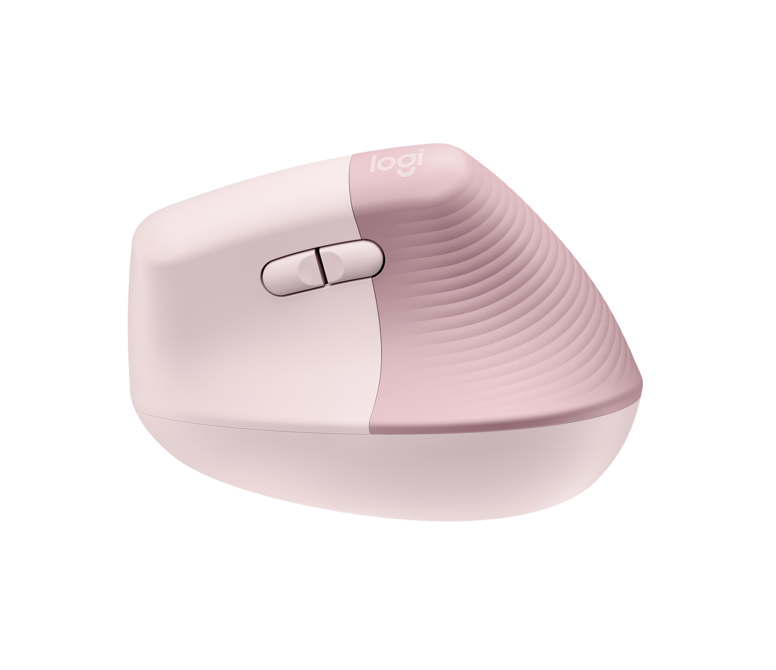 Logitech Lift Vertical Ergonomic Mouse - Ratón vertical - ergonómico - 6 botones - inalámbrico - 2.4 GHz, Bluetooth - receptor de USB Logitech Logi Bolt - rosa