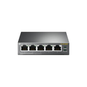 TP-Link TL-SF1005P - Conmutador - sin gestionar - 5 x 10/100 (4 PoE) - sobremesa - PoE (58 W)