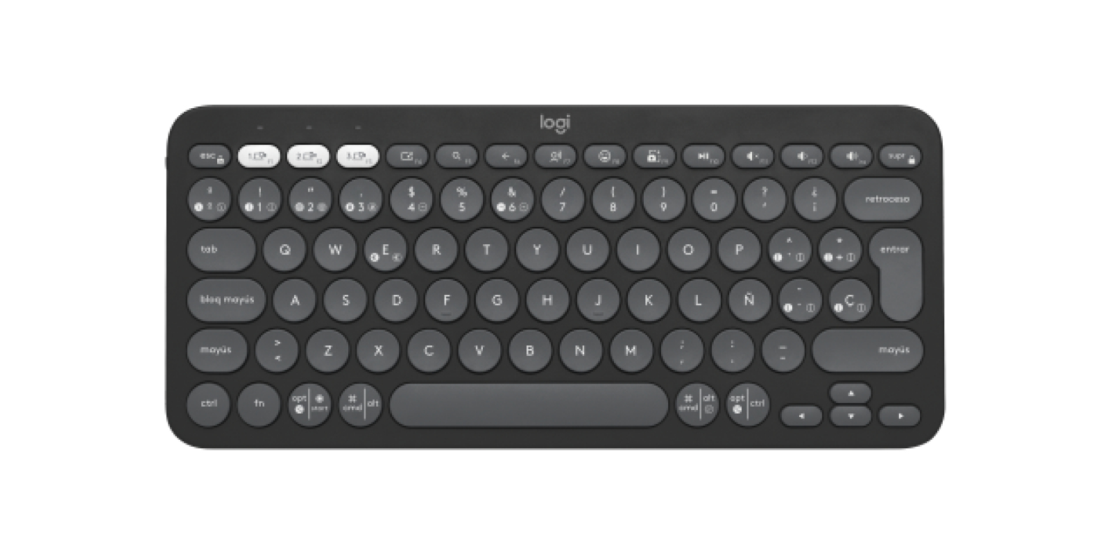Logitech - Keyboard - Wireless - Graphite