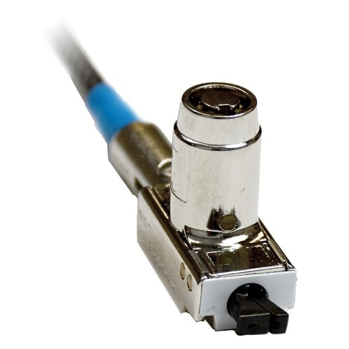 Noble Locks TZ04T Compact Wedge Lock with Barrel Key - Kit de bloqueo para portátiles - plata - 1.8 m