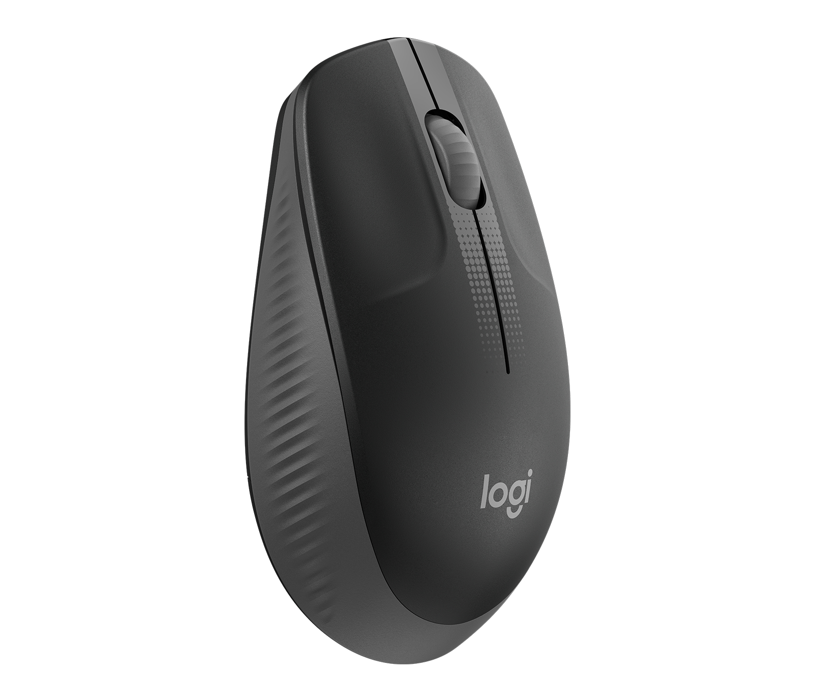 Logitech M190 - Ratón - óptico - 3 botones - inalámbrico - receptor inalámbrico USB - carbón