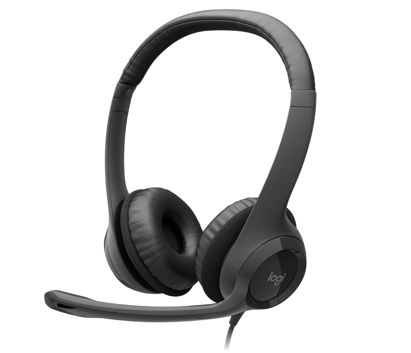 Logitech USB Headset H390 - Auricular - en oreja - cableado - USB