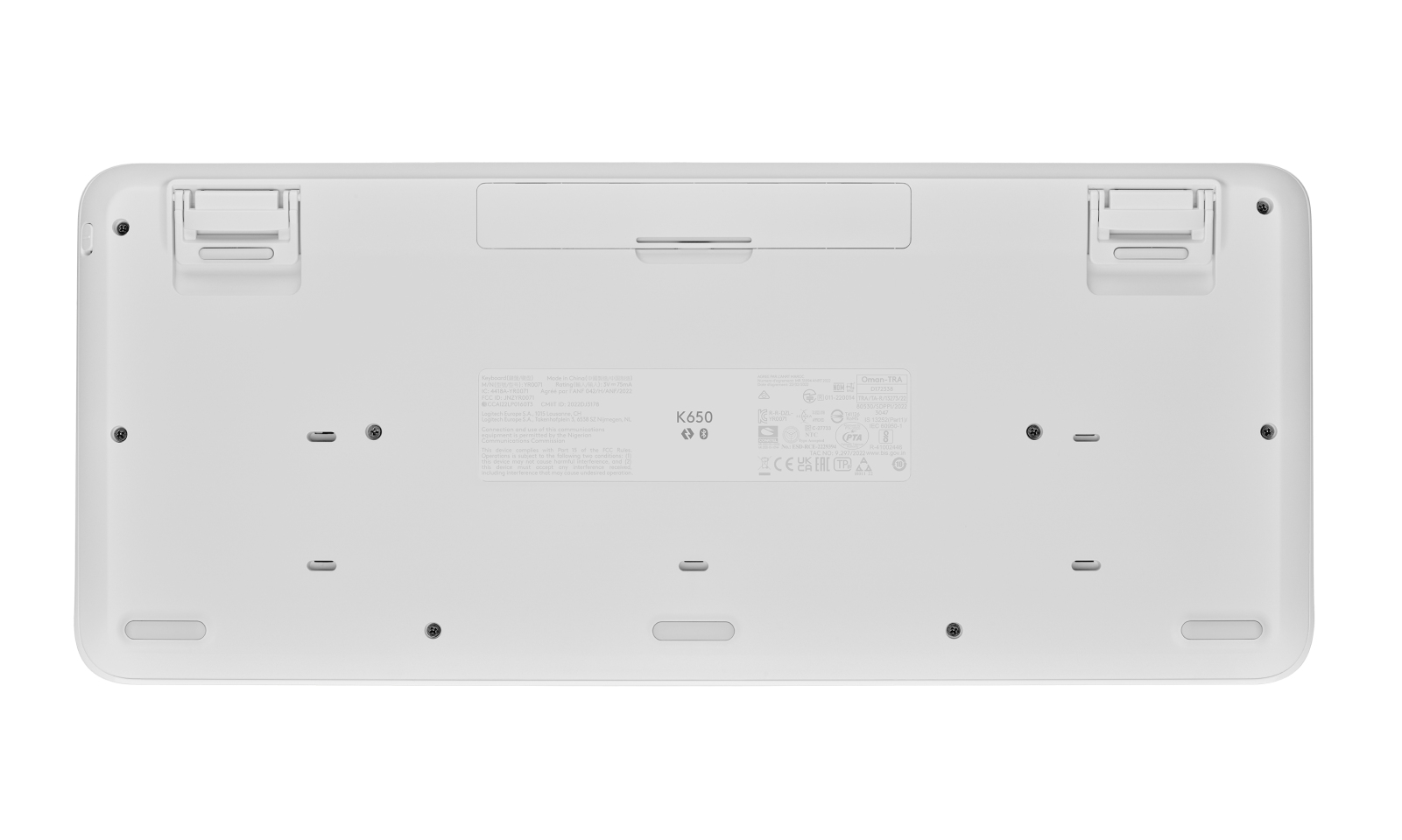 Logitech Signature K650 - Teclado - inalámbrico - Bluetooth 5.1 - QWERTY - Spanish - Blanco hueso