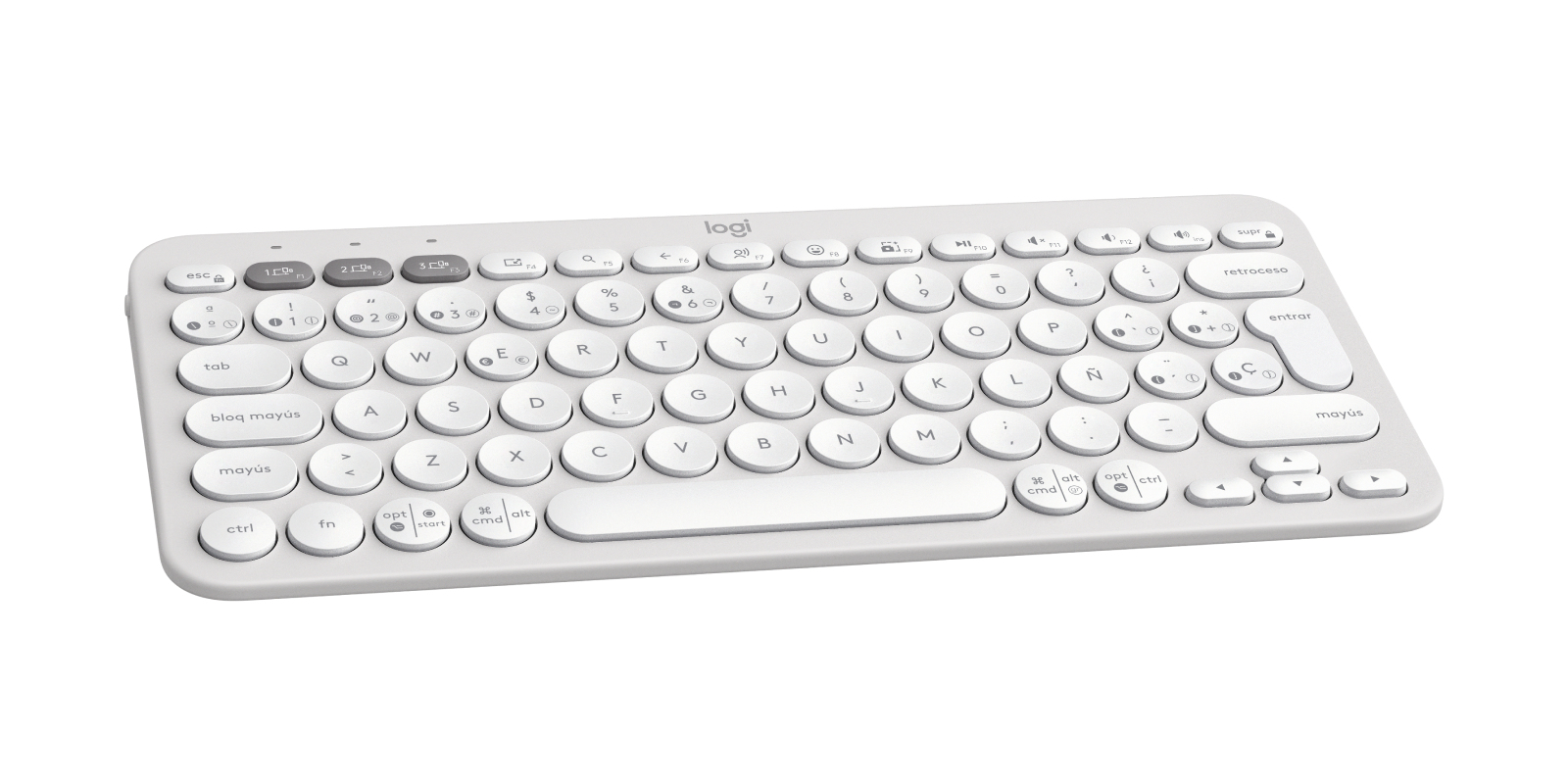 Logitech - Keyboard - Wireless - White