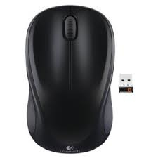 Logitech M317 - Ratón - óptico - inalámbrico - 2.4 GHz - receptor inalámbrico USB - negro