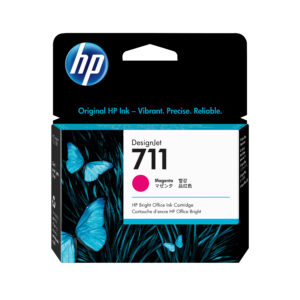 HP 711 - 29 ml - magenta - original - DesignJet - cartucho de tinta - para DesignJet T100, T120, T120 ePrinter, T125, T130, T520, T520 ePrinter, T525, T530