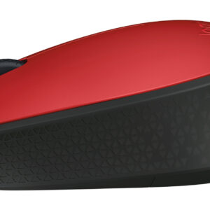 Logitech M170 - Ratón - diestro y zurdo - inalámbrico - 2.4 GHz - receptor inalámbrico USB - rojo