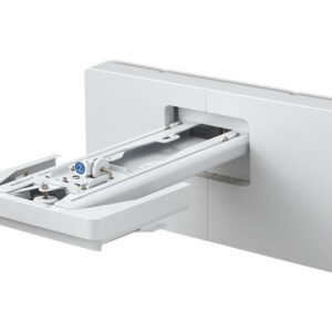 Epson Ultra-Short Throw Wall Mount ELPMB62 - Kit de montaje (placa de pared, brazo extensible telescópico, cubierta de placa de pared, tornillos, unidad de ajuste de 3 ejes con placa de deslizamiento) - para proyector - se puede instalar en la pared - para BrightLink 725, 735; BrightLink Pro 14XX; PowerLite 685, 7200, 72X, 75X, 80X