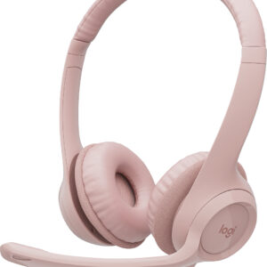 Logitech H390 Wired Headset for PC/Laptop, Rose - Auricular - en oreja - cableado - USB-A - rosa