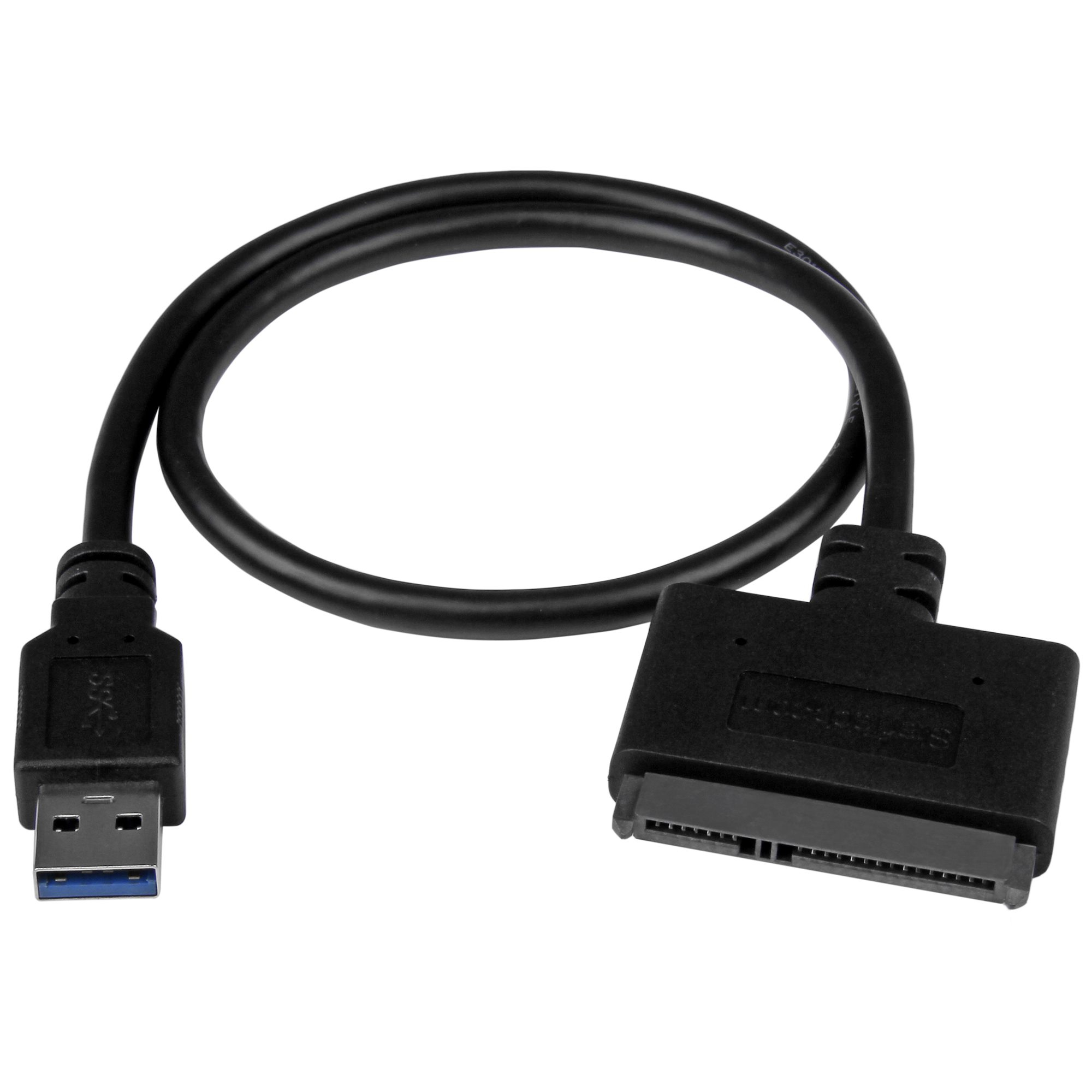 StarTech.com Cable adaptador USB 3.1 (10 Gbps) a SATA para unidades de disco - Controlador de almacenamiento - 2.5" - SATA 6Gb/s - USB 3.1 (Gen 2) - negro