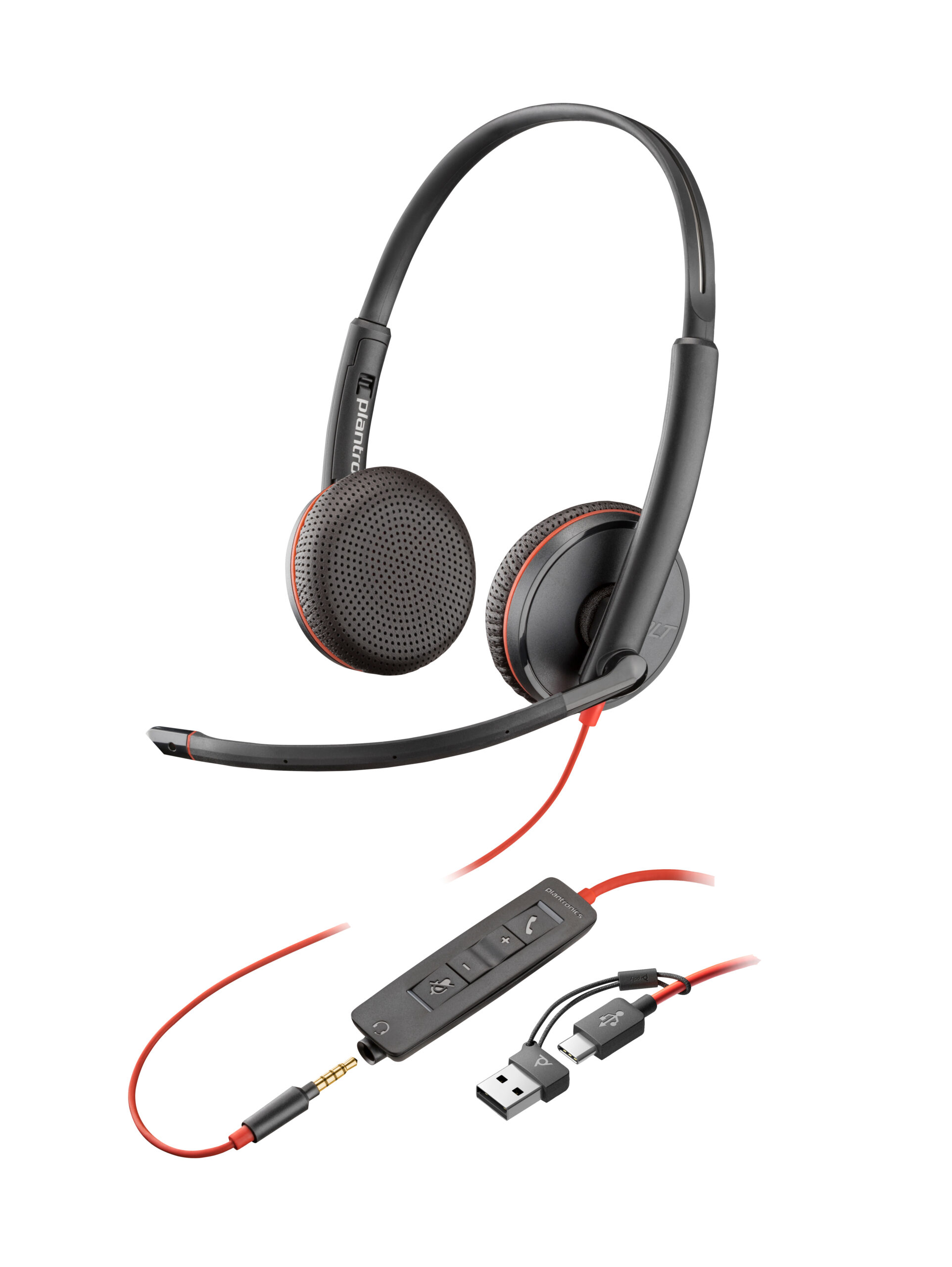 POLY - Headset - Blackwire 3225 Stereo USB-C